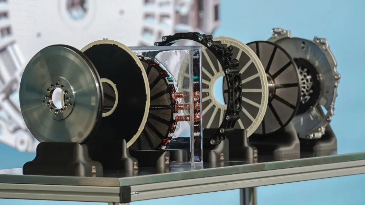 Axial-Fluss-Motor von Mercedes
