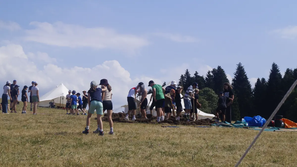 Bis zum Unwetter genießen die Teilnehmer der KjG Oberndorf ein stimmungsvolles Zeltlager 2026 in Nordrach.