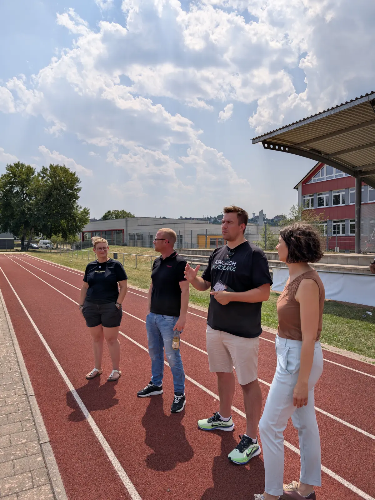 Von links: Alexandra Zink-Colacicco, Alexander Mücke; Marco Cardon und Dorothee Eisenlohr