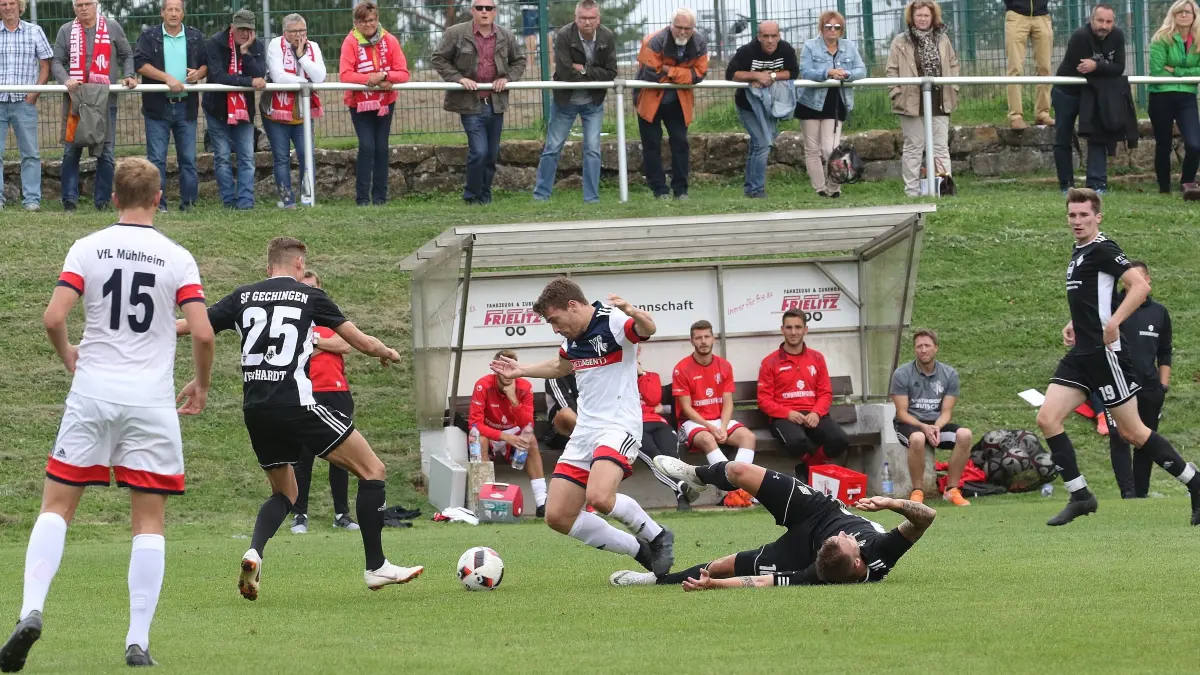 Zuletzt trafen die SF Gechingen und der VfL Mühlheim in der Landesliga-Saison 2018/19 aufeinander.