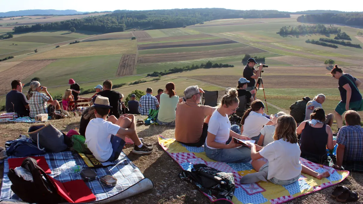 Partielle Sonnenfinsternis Kornbühl Salmendinger Kapelle