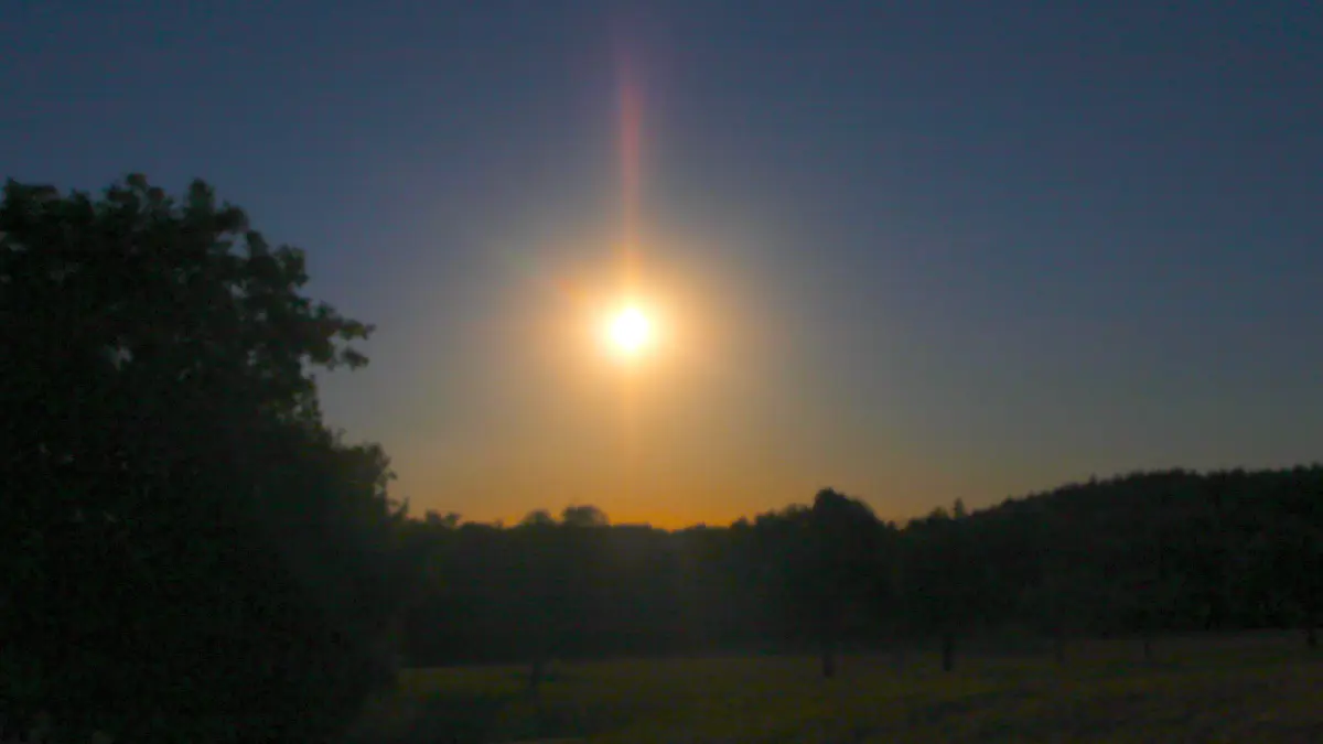 Auch schon davor herrschte dort eine tolle Abendstimmung.