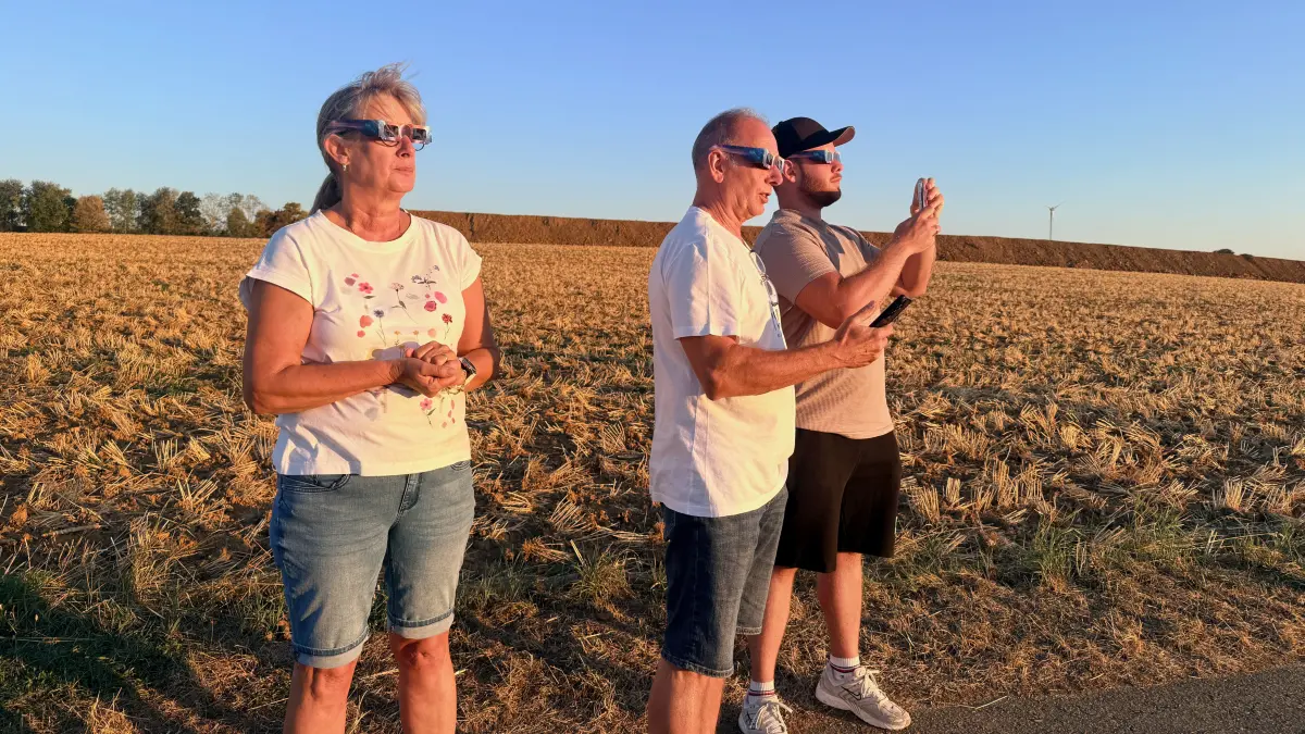 Die Sonnenfinsternis wurde im Zimmern zum tollen Gemeinschaftserlebnis.