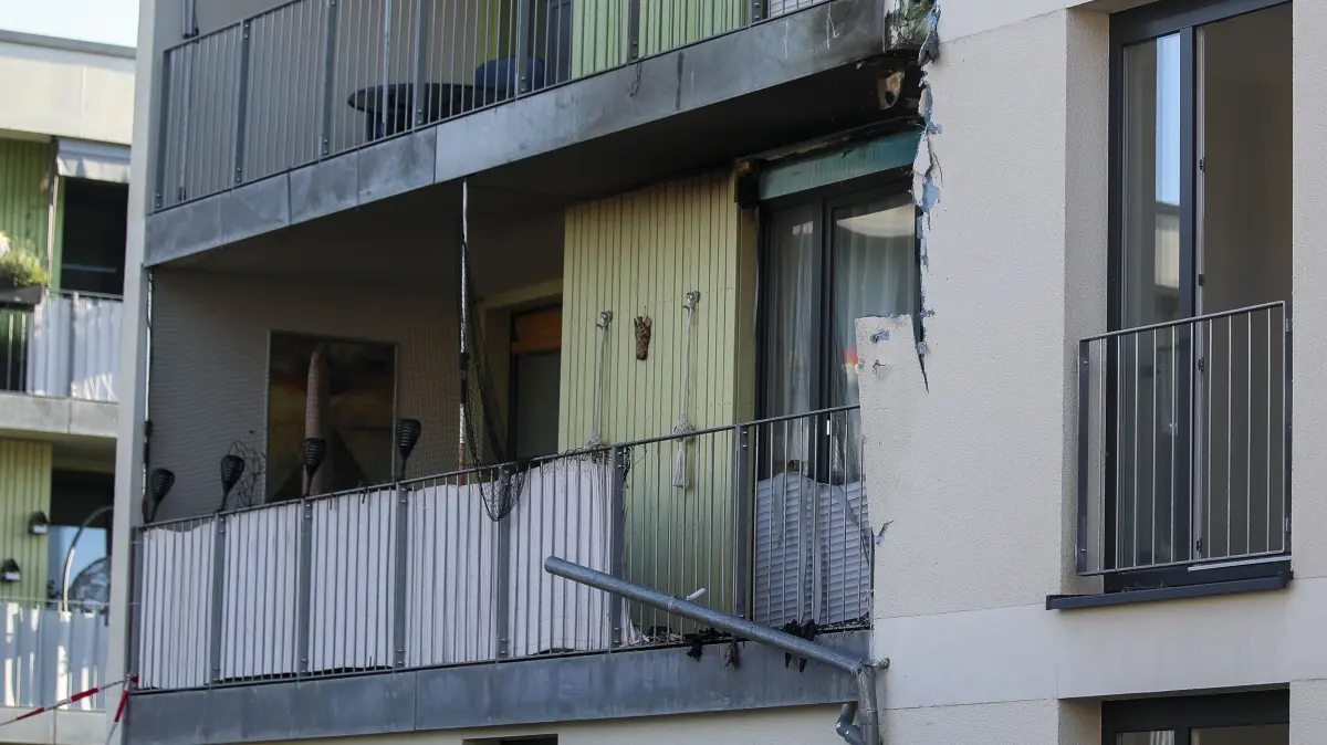 Balkonbrand Langstraße Villingen