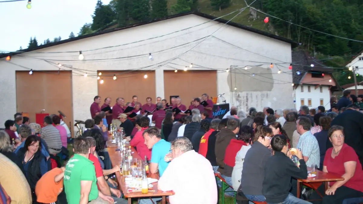 Rund ums Vereinsheim des Musikvereins wird wieder einiges geboten.