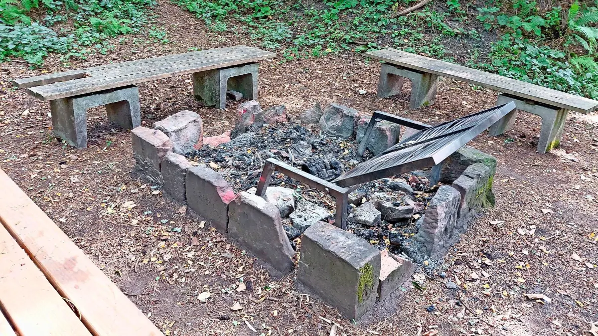 Den angerichteten Schaden an dem Grillplatz beziffert die Stadt auf rund 2000 Euro.