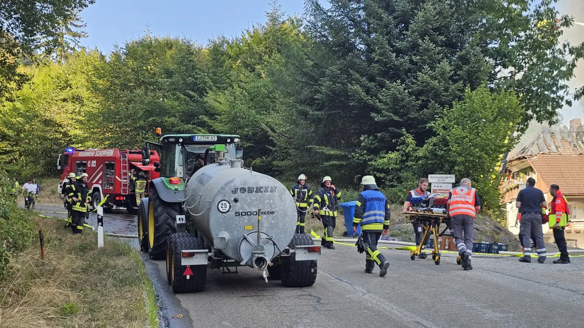 Jetzt werden 5000 l gebracht.