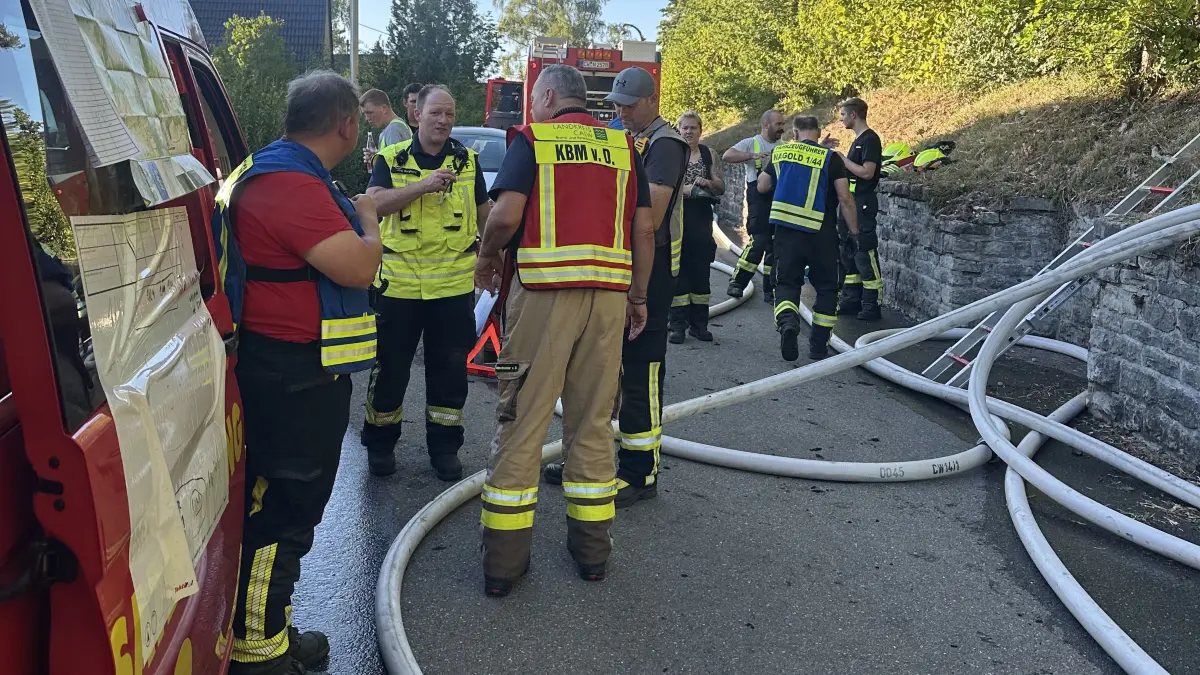 Viele Feuerwehrkräfte waren am Donnerstagabend im Einsatz.