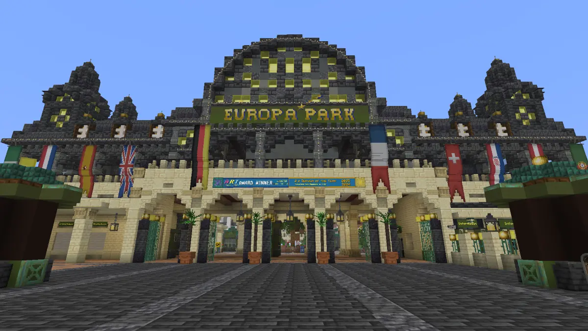 17 Spieler aus der Region bauen seit drei Jahren den Europa-Park im Videospiel Minecraft nach.