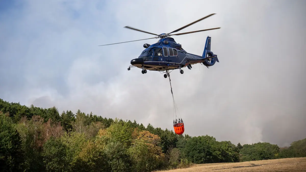 Waldbrand im Hürtgenwald
