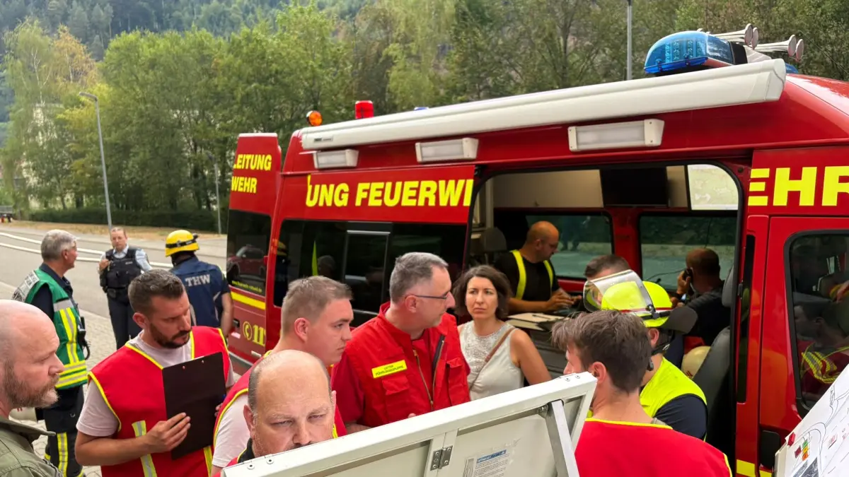 Waldbrand in Schramberg