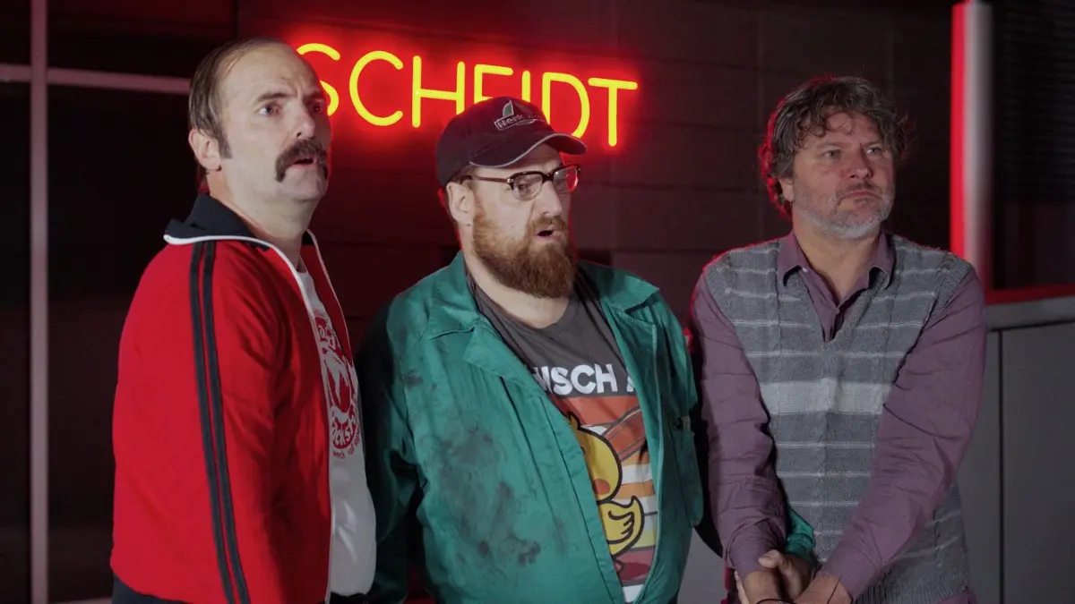 Die Jungs vom Dorf (von links) Valentin Hess, Patrick Lörcher und Markus Kiefer, mischen bei der Hesse-Verschwörung kräftig mit.