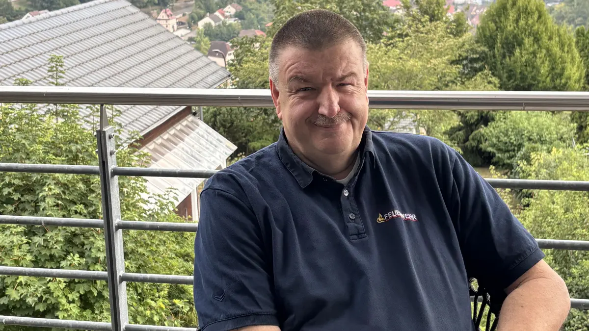 An einem Sommerabend sitzt Joachim Theurer gerne zusammen mit seiner Frau auf dem Balkon.