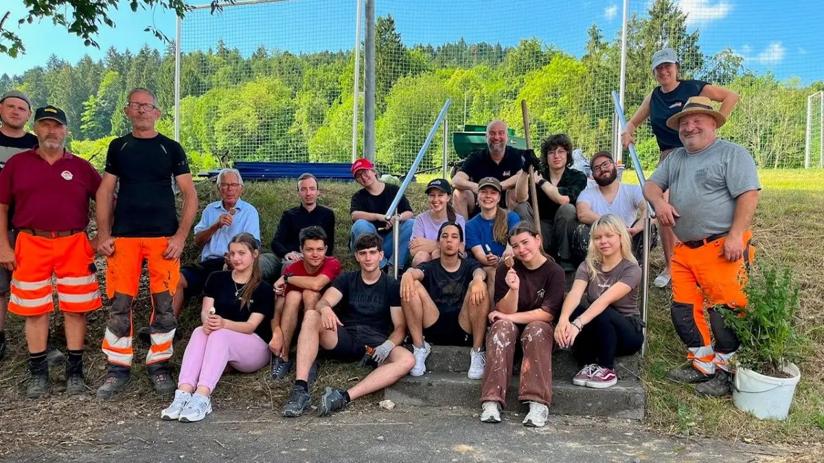 Freiwillige Helfer im Alter von 20 bis 31 Jahren aus Deutschland, Spanien, Ukraine, Frankreich, Estland und Italien nahmen in Horb an einem internationalen Workcamp teil.
