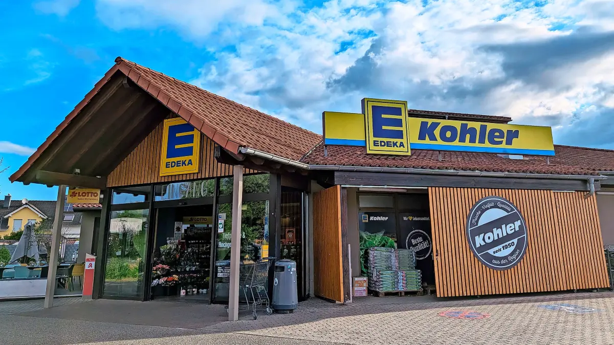 Der Edeka-Markt in Niederschopfheim wurde 1989 in Betrieb genommen und 2018 zuletzt modernisiert.