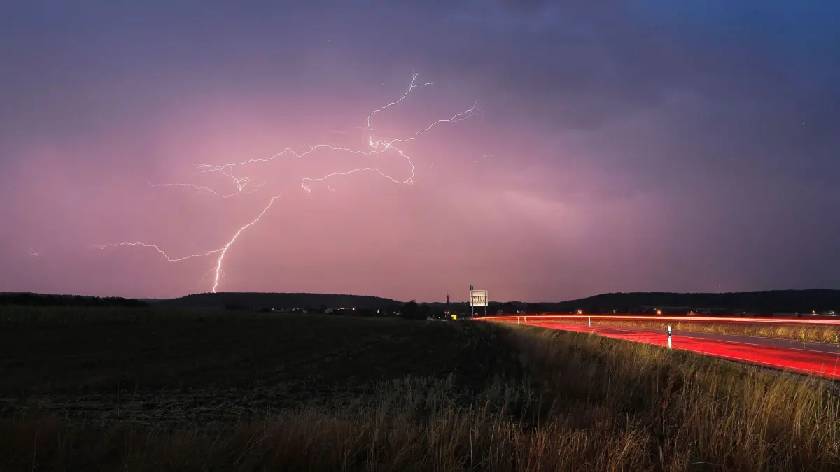 Gewitter in Bayern