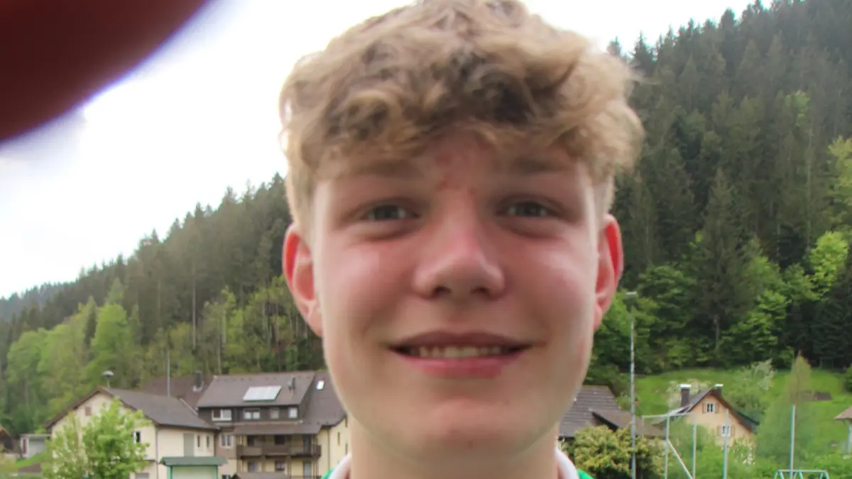Schapbachs Torjäger Silas Armbruster erzielte beim 2:1‑Sieg in Ottenau den zweiten Treffer.