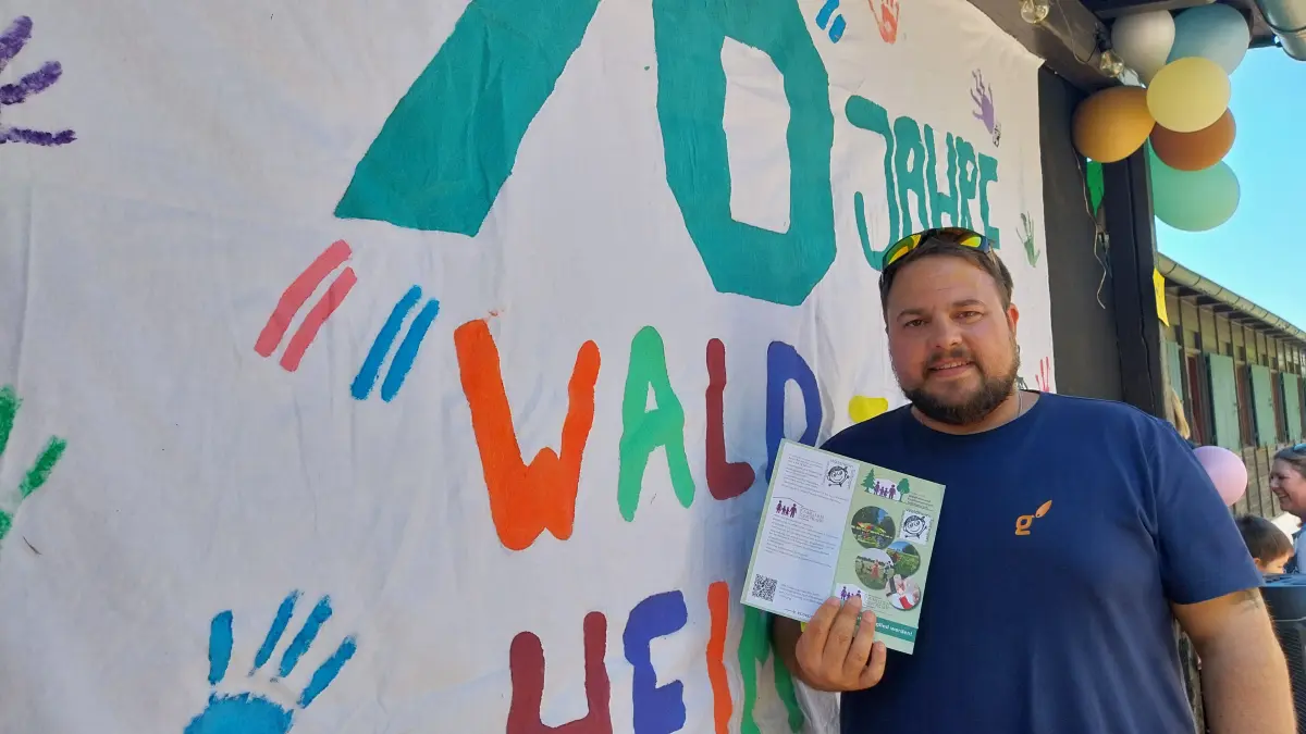 Steffen Conzelmann hat den Förderverein für das Waldheim und das Familienzentrum Tailfingen im Mai dieses Jahres gegründet.