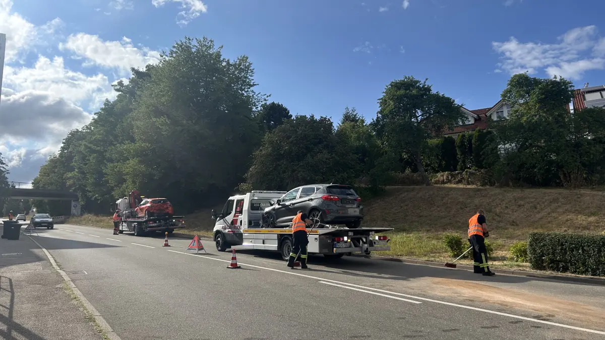 Zwischen Oberndorf und Lindenhof kam es zu einem Unfall.