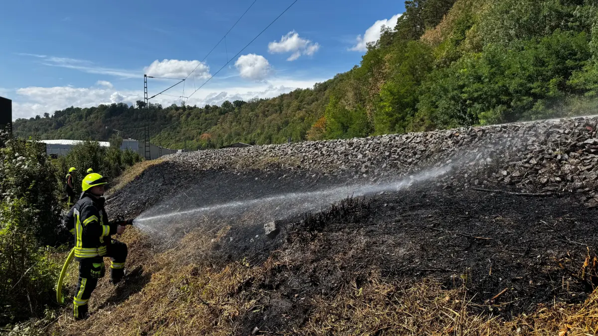 Die Einsatzkräfte hatten den Brand schnell im Griff.
