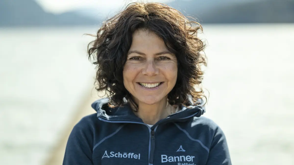 Gerlinde Kaltenbrunner ist Extrembergsteigerin.