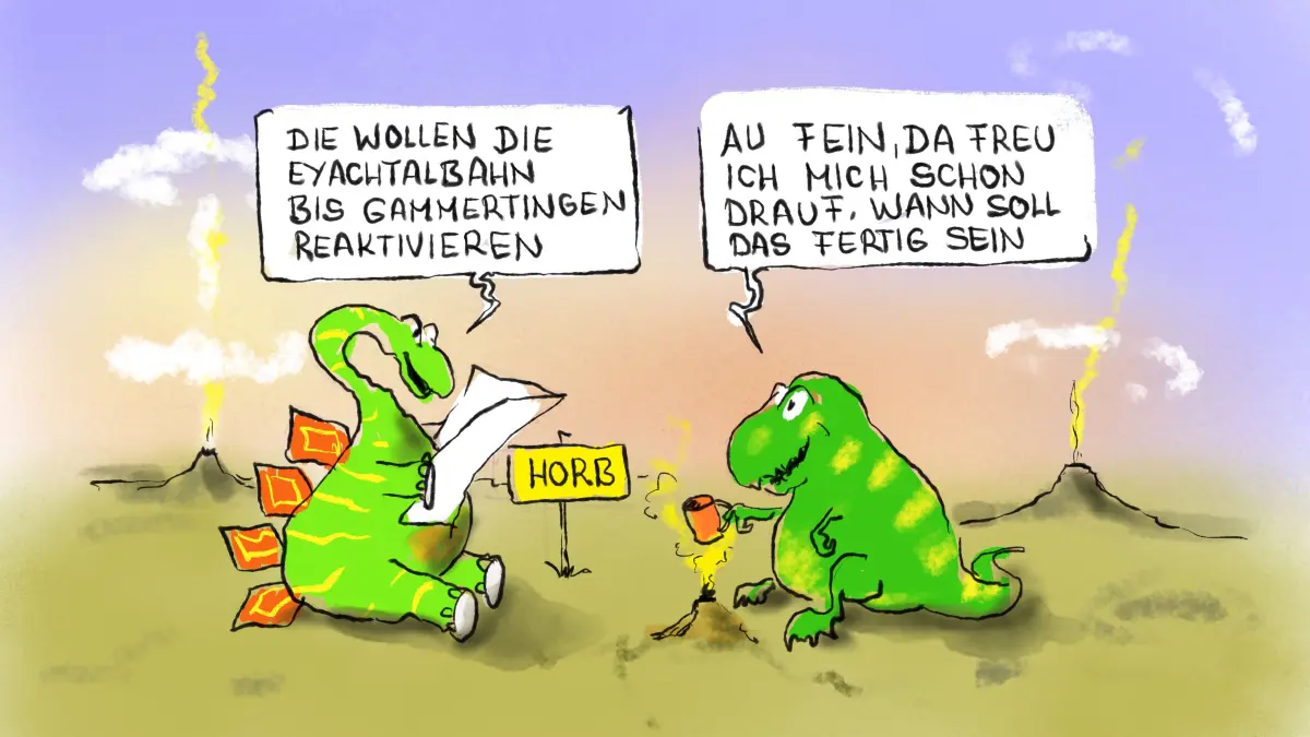 Schon lange gibt es Pläne, die Eyachtal-Zugverbindung von Horb über Hechingen bis Gammertingen auszubauen. Die Pläne gibt es weiterhin, aber möglicherweise wird es nicht jedem vergönnt sein, die Eröffnung dann auch noch persönlich zu erleben.