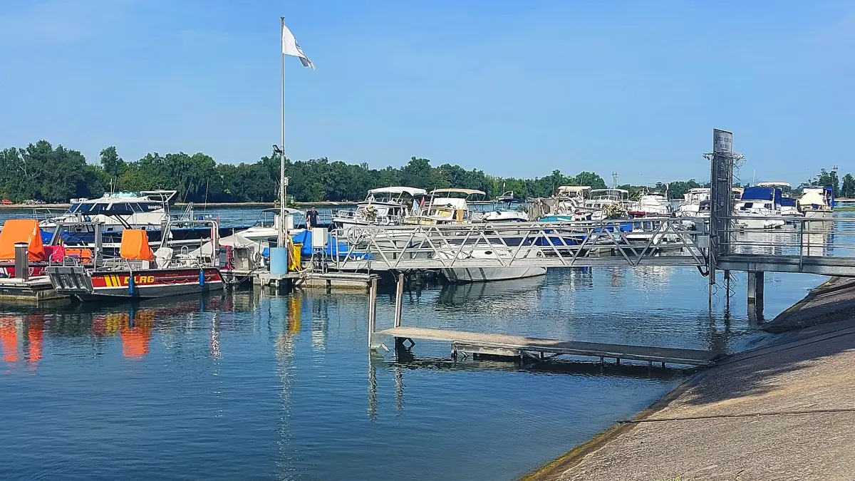 Der Weiler Yachthafen am Rhein mit seinen 40 Liegeplätzen ist voll belegt.