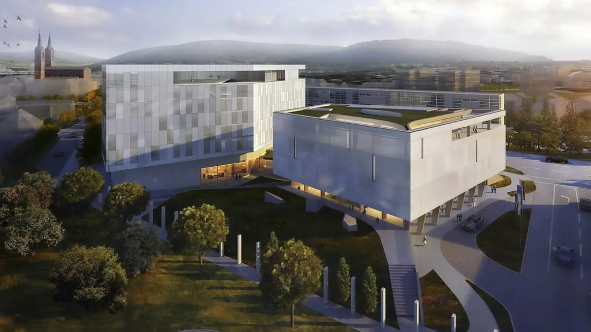 Ein Luftschloss? So sieht ein mögliches Hotel am Alten Stadtbahnhof nach den Emely-Plänen aus. (Visualisierung)