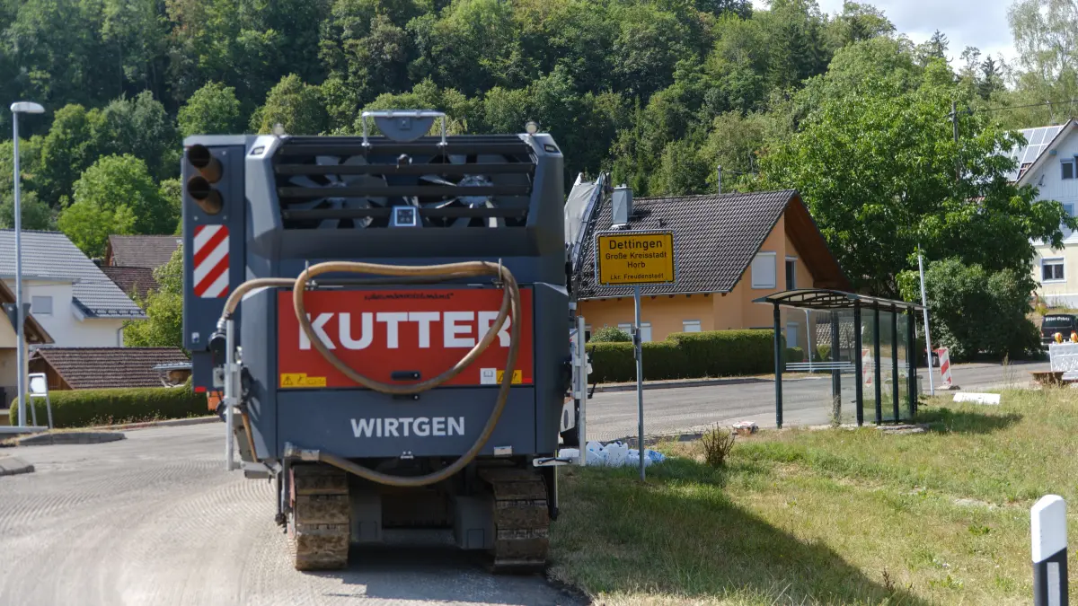 Straßensanierung Horb Dettingen Dießen