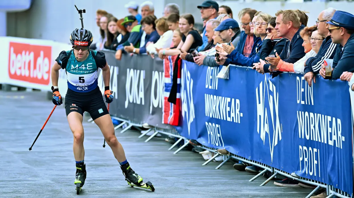 Janina Hettich-Walz Deutschland M4Energy City Biathlon Dresden 2026, 23.08.2026 M4Energy City Biathlon Dresden 2026, 23.08.2026 Dresden *** Janina Hettich Walz, Germany M4Energy City Biathlon Dresden 2026, August 23, 2026 M4Energy City Biathlon Dresden 2026, August 23, 2026 Dresden Copyright: xEibner-Pressefoto/xHoepnerx EP_PHR