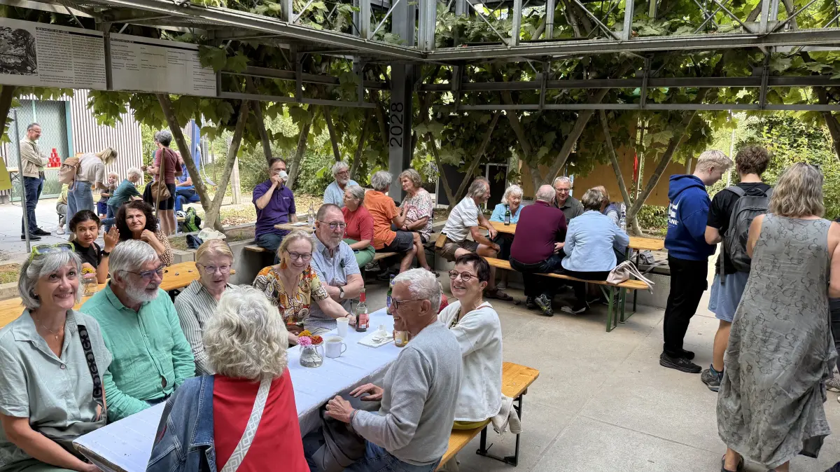 Der Nagolder Platanenkubus spendete beim FOKUM-Familiennachmittag am Wochenende willkommenen Schatten.