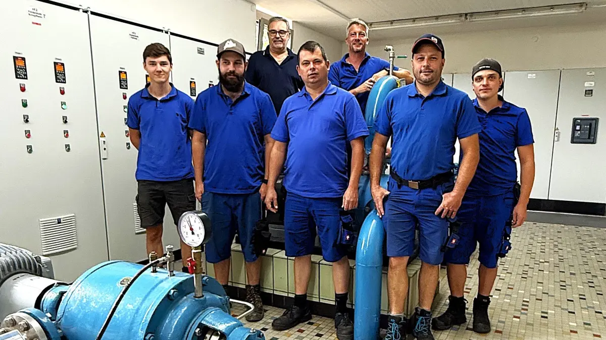 Das Team der Schopfheimer Wasserversorung