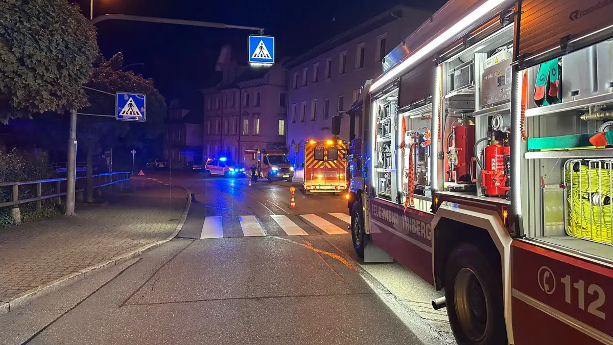 Die Feuerwehr Triberg musste zu nachtschlafener Zeit ein Wohnhaus evakuieren.