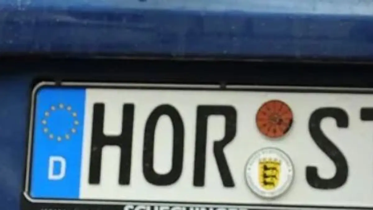 Das Altkennzeichen HOR erfreut sich weiterhin großer Beliebtheit.