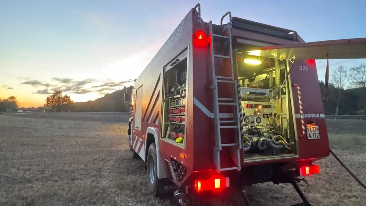 Die Feuerwehr brachte den Brand rasch unter Kontrolle.