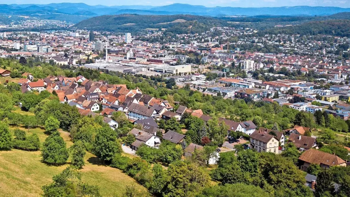 In Tüllingen – hier der Blick auf den historischen Ortskern – wurde im Sommer 1947 sogar für Regen gebetet.
