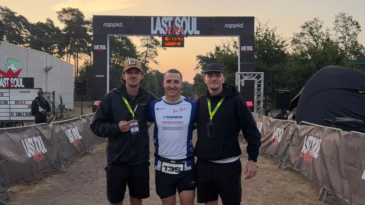 Dank der Mithilfe seiner Crew meisterte Elias Sussmann beim Last Soul Ultra 2026 16 Runden und damit 107,2 Kilometer.