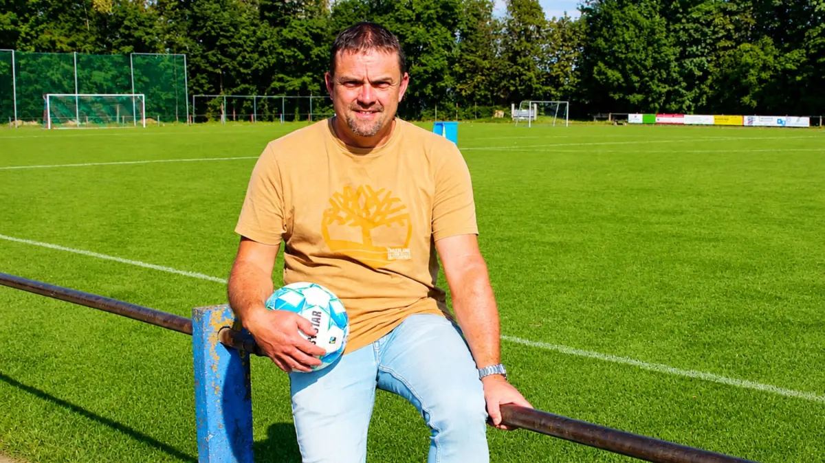 Michael Frey, der Vorsitzende des FC Huttingen, hob die Bedeutung der ehrenamtlichen Arbeit hervor (Archivfoto).