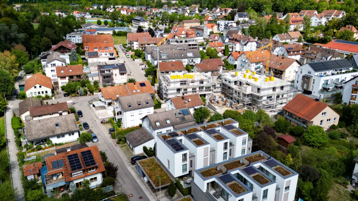 In Nagold wird wieder mehr gebaut. Unser Foto zeigt einen Blick auf das Neubauprojekt der "Alten Gärtnerei".