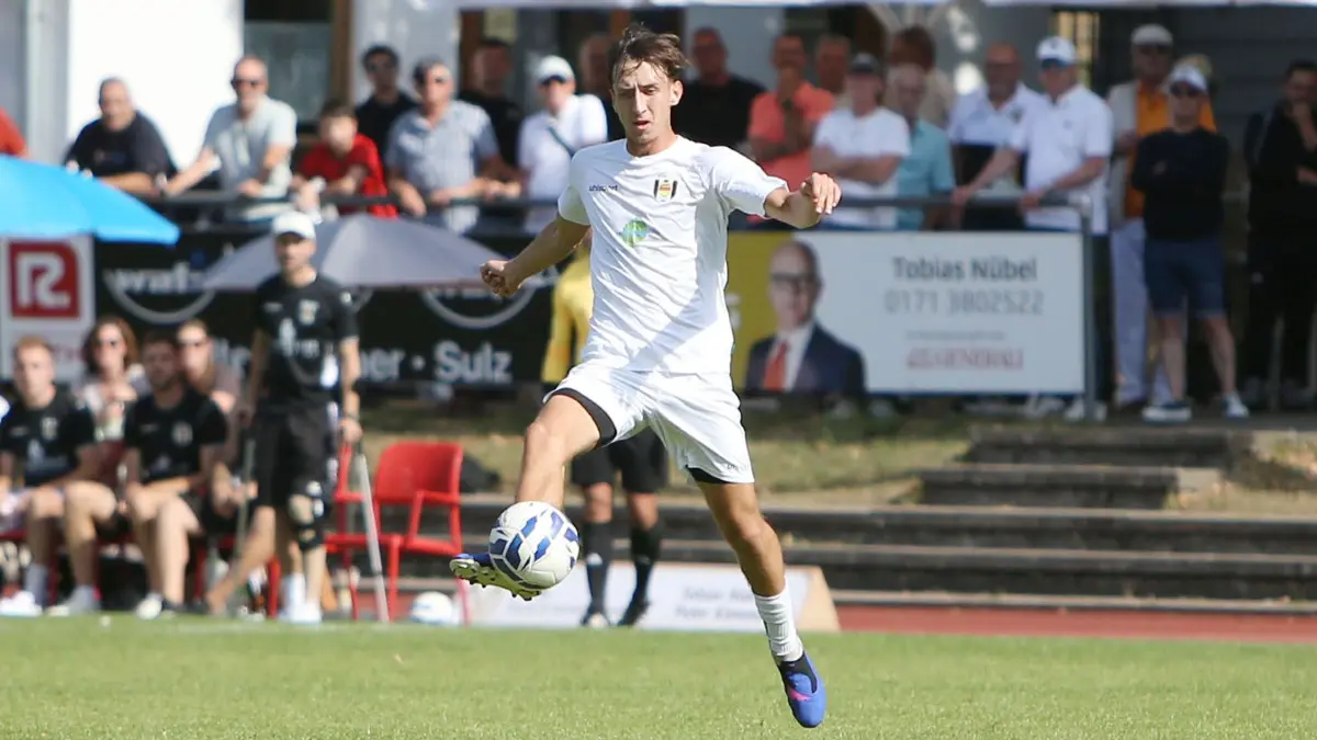 Dorian Hrubik ist im Sommer zum VfR Sulz gestoßen.