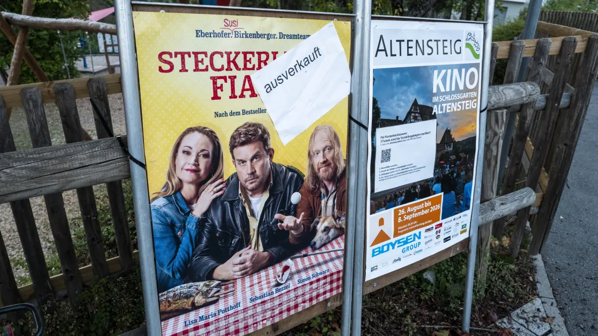 Zum Auftakt des Sommerkinos im Altensteiger Schlossgarten waren alle Plätze restlos ausverkauft.