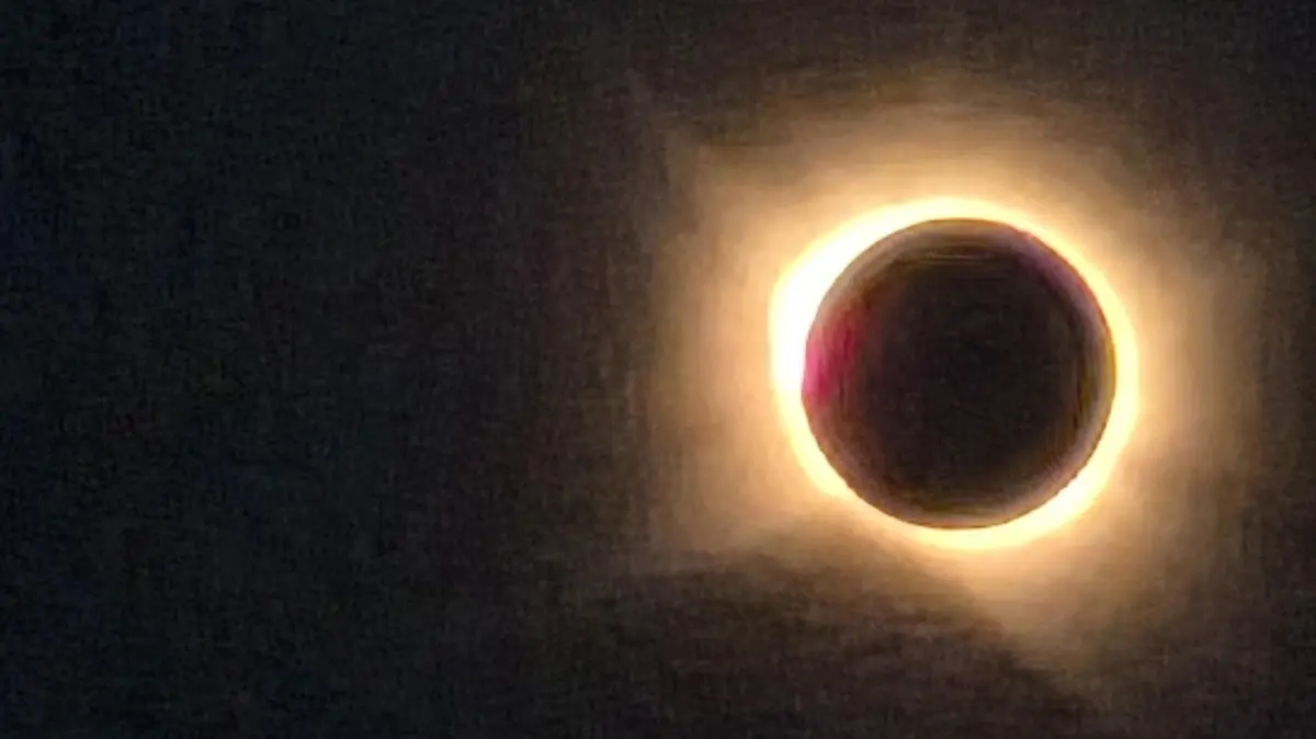 Die totale Sonnenfinsternis vom 12. August 2026, fotografiert in Nordspanien.