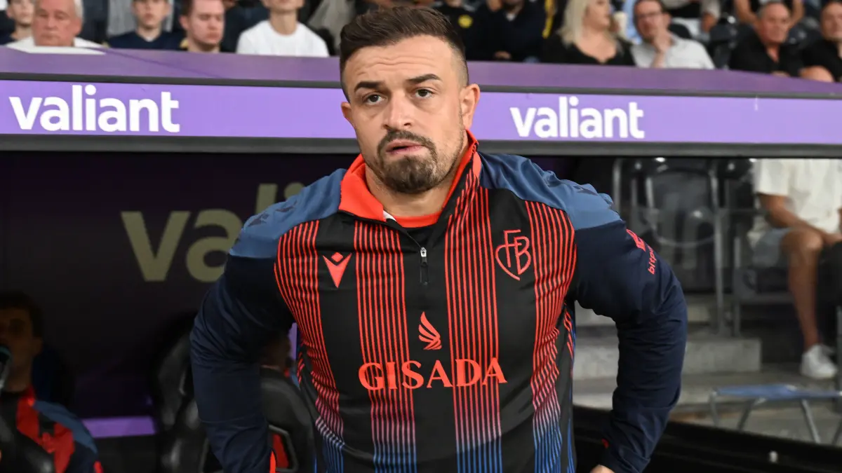 BSC Young Boys v FC Basel 1893 - Swiss Super League 2026/27: BERN, SWITZERLAND - AUGUST 29: Xherdan Shaqiri of Basel before the game during the Swiss Super League match between BSC Young Boys and FC Basel 1893 at Stadion Wankdorf on August 29, 2026 in Bern, Switzerland. Bern Stadion Wankdorf Bern Switzerland *** BERN, SWITZERLAND, AUGUST 29: Xherdan Shaqiri of Basel before the game during the Swiss Super League match between BSC Young Boys and FC Basel 1893 at Wankdorf Stadium on August 29, 2026, in Bern, Switzerland. Bern, Wankdorf Stadium, Bern, Switzerland Copyright: xJustPictures.ch/ManuelxWinterbergerx jp-en-EuSpIm-MWI_2652