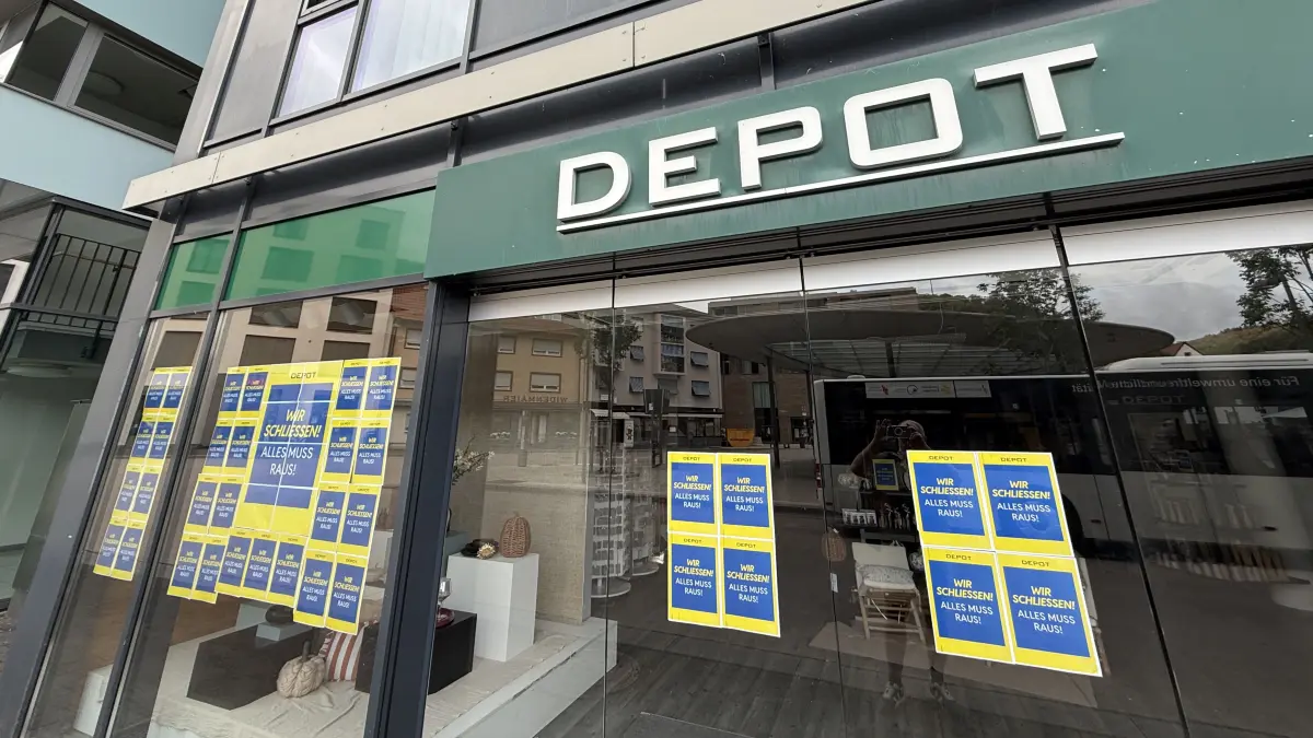 Depot kündigt die Schließung der Filiale in Nagold an.