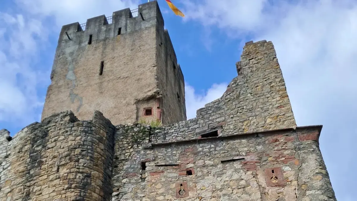Der Blick auf die Burg Rötteln
