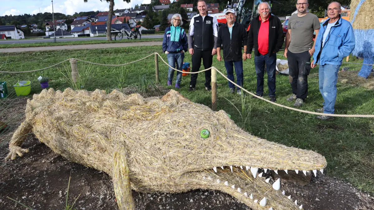 Tierisch ging es jedes Jahr beim Tennisclub zu. Mal war es ein Delfin, mal ein Krokodil und dieses Jahr entstehen im so genannten „Bierkeller“ von Schwenningen gleich zwei lustige Ottifanten.