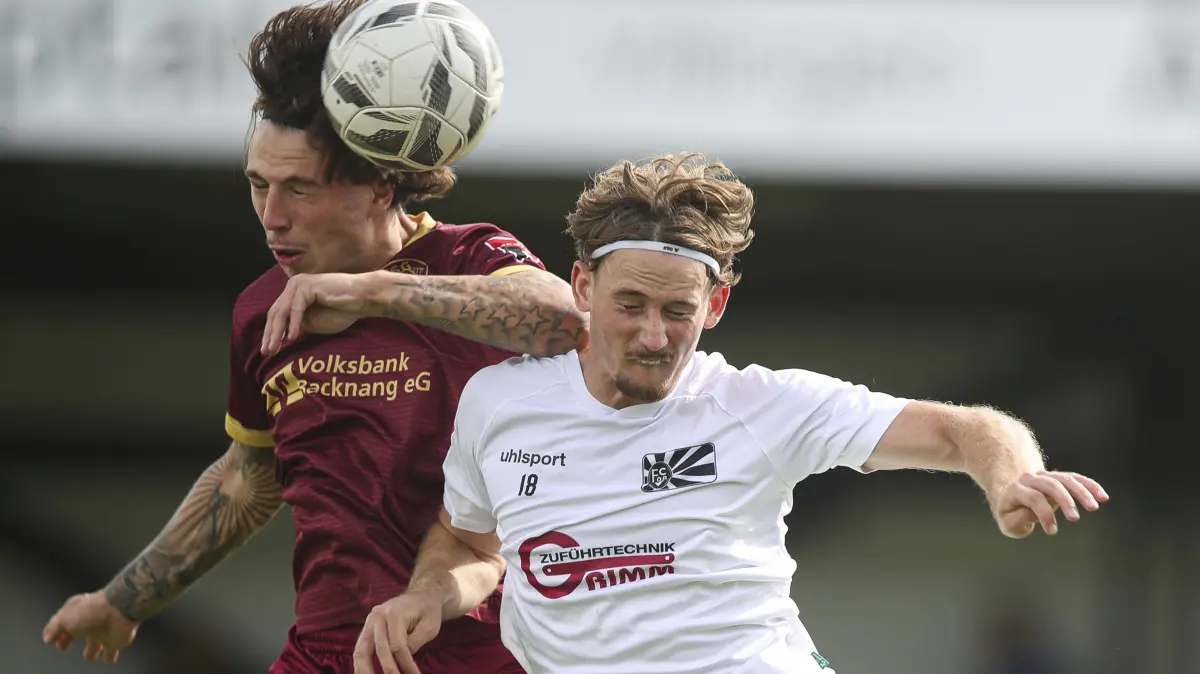 Matthes Glück (rechts) und Co. gaben gegen Backnang alles, doch am Ende verlor der FC 08 auch das zweite Heimspiel der Runde.