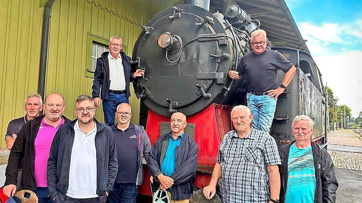 Unterwegs auf der CDU-Sommertour: Horst Fürderer (von links), Markus Zimmermann, Dieter Selig, Klaus Hettich, Gerald Grimm, Klaus Krämer, Guido Wolf und Dieter Krähmer.