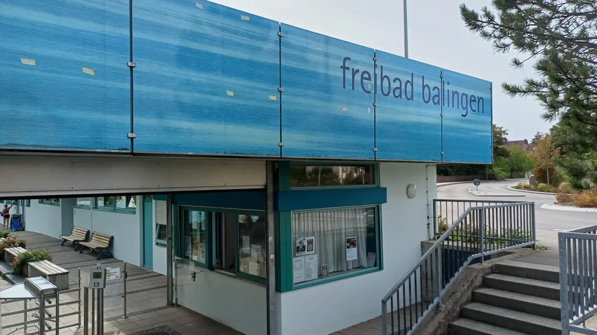 Freibad Balingen Eingang
