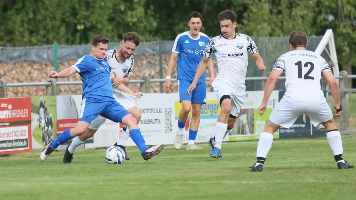 Ein 1:1-Unentschieden verbuchte der SV Seedorf gegen den Aufsteiger SG Dettingen/Glems
